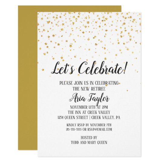 retirement invitations