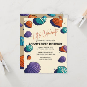 Let's Celebrate Invitation Template, Editable Surp