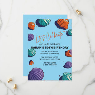 Let's Celebrate Invitation Template, Editable Surp
