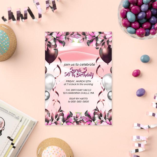 Let's Celebrate Invitation Template, Editable Surp (Insitu (Celebration))