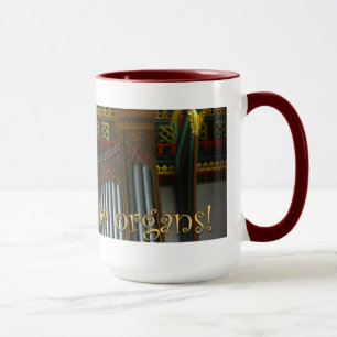 Let's celebrate organs mug - Leicester Cathedral
