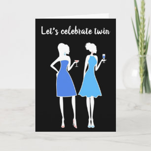 LET'S CELEBRATE OUR **30th BIRTHDAY" TWIN'S CARD