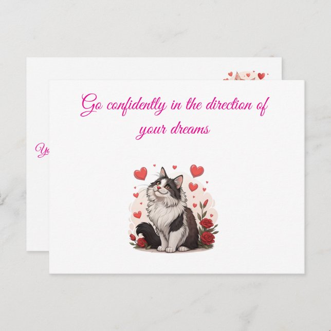 Let's celebrate the amazing achievement of postcard (Front/Back)