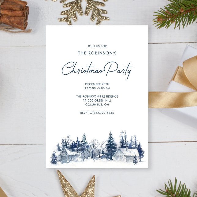 Let's Celebrate the Season! Christmas Party  Invitation (Personalized Let's Celebrate the Season! Christmas Party  Invitation)