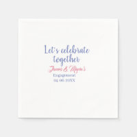 Let's celebrate together engagement party namdate