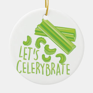 Lets Celerybrate Ceramic Tree Decoration