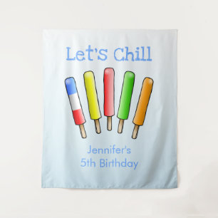 Let's Chill Birthday Tapestry