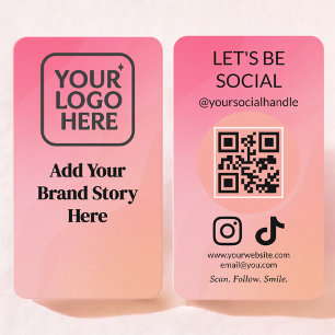 Let's Connect Business Card