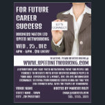 Let's Connect, Speed Networking Event Advertising Flyer<br><div class="desc">Let's Connect,  Speed Networking Event Advertising Flyer by The Business Card Store.</div>