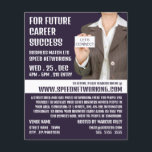 Let's Connect, Speed Networking Event Advertising Flyer<br><div class="desc">Let's Connect,  Speed Networking Event Advertising Flyer by The Business Card Store.</div>