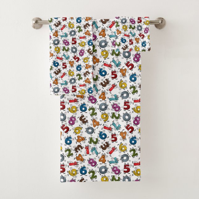 Let's Count Child's Bath Towel Set (Insitu)