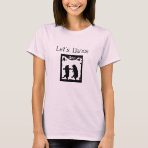 Let's Dance Bears Black Silhouette T-Shirt