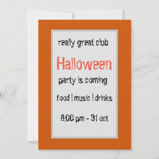 Let's dance Halloween invitation
