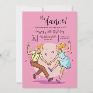 Let's Dance Invitation