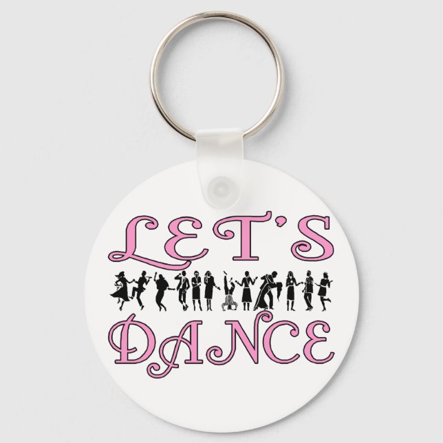 Let's Dance Key Ring (Front)