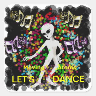 Let's Dance Square Sticker
