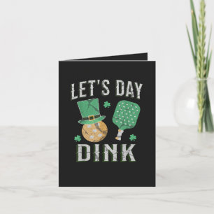 Let's day dink funny pickleball  holiday card