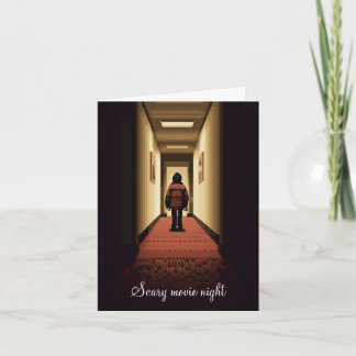Let's do a scary movie night card