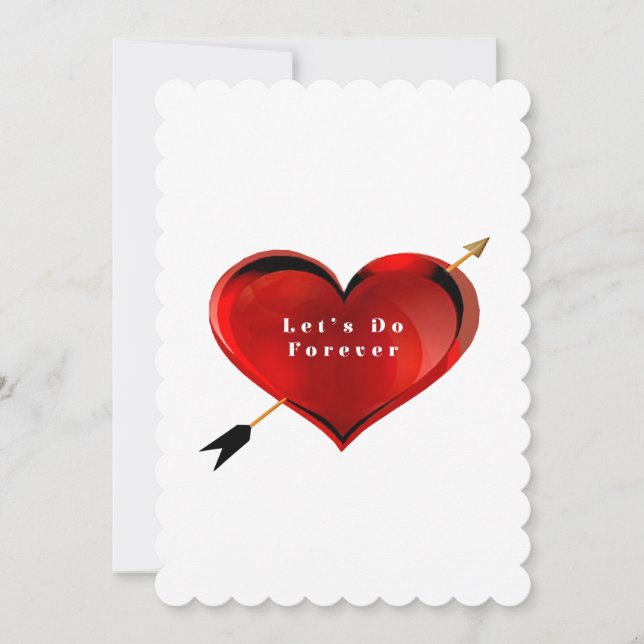 Let's Do Forever Card (Front)