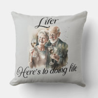 "Let's Do Life" Throw Pillow