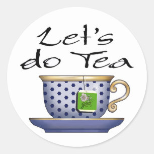 Let's do Tea - 01 Classic Round Sticker