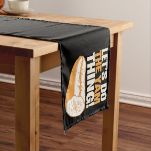 Let's Do The Yam Thing Thanksgiving Sweet Potato  Short Table Runner