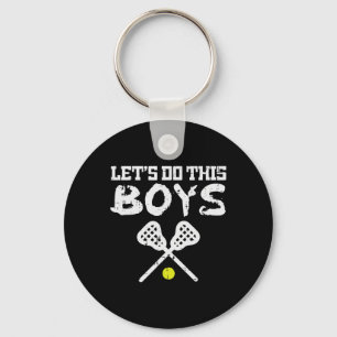Lets Do This Boys Lacrosse Cool Lax Players Team C Key Ring