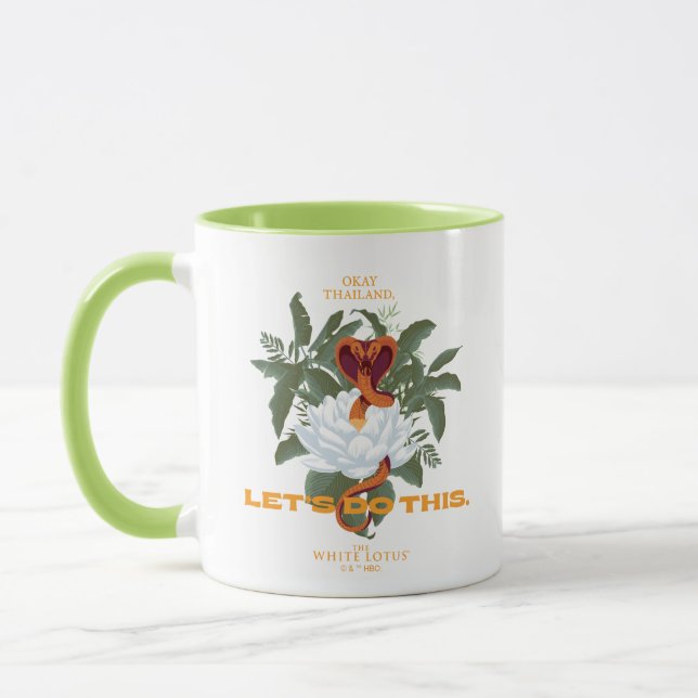 "Let's Do This" Cobra - The White Lotus Mug (Left)