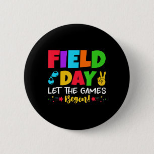 Let's Do This Field Day Thing Teacher Student Scho 6 Cm Round Badge