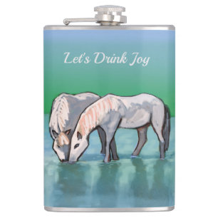 Let's Drink Joy Hip Flask