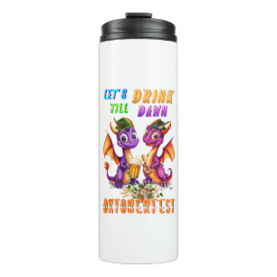 Let's Drinkware Drink Till Dawn Oktoberfest Thermal Tumbler