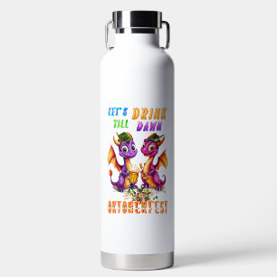Let's Drinkware Drink Till Dawn Oktoberfest Water Bottle