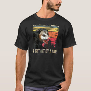 Let's Eat Trash And Get Hit By A Car Vintage Opos T-Shirt