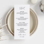 Let's Eat Wedding Table Menu Reception Dinner  Invitation<br><div class="desc">Let's Eat Wedding Table Menu Reception Dinner Invitation</div>