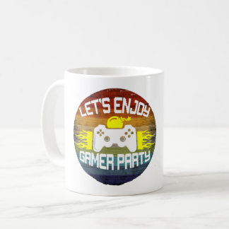 LET'S ENJOY GAMER PARTY - GAMING NERD COFFEE MUG