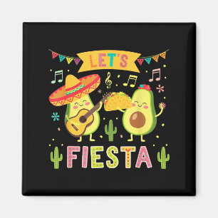 Let's fiesta 5 cinco de mayo cute avocado magnet