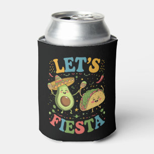 Let's Fiesta Avocado And Tacos Cinco De Mayo Can Cooler