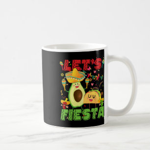 Let's Fiesta Avocado And Tacos Cinco De Mayo Mexic Coffee Mug