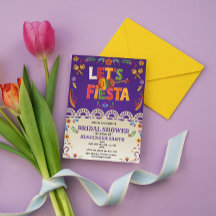 Let's Fiesta Bridal Shower Mexican Floral