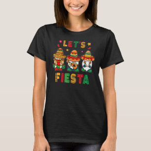 Let's Fiesta Cinco De Mayo Gnomes Mexican Party Po T-Shirt