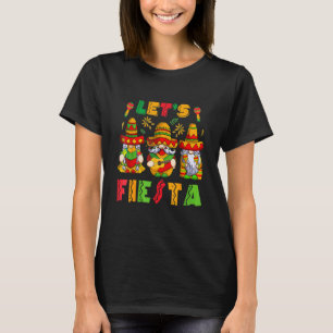 Let's Fiesta Cinco De Mayo Latin Gnomes Mexican Pa T-Shirt
