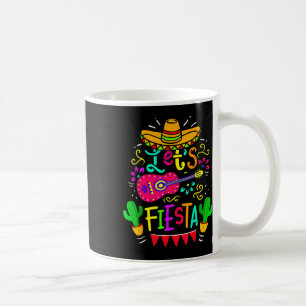 Lets Fiesta Cinco De Mayo Mexican Party Guitar Lov Coffee Mug