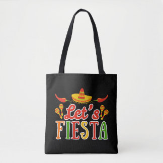 Let's Fiesta Cinco de Mayo Tote Bag