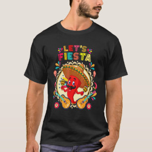 Lets Fiesta Cinco De Mayo With Guitar Chilli Sombr T-Shirt