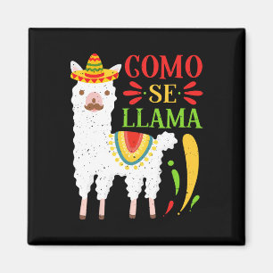 Let's Fiesta Como Te Llamas Cinco De Mayo Como Se Magnet