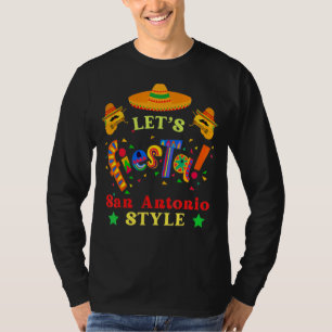 Let's Fiesta Drinking Party San Antonio Cinco De T-Shirt
