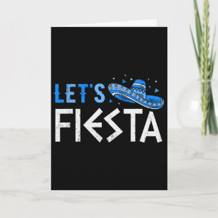 Let's Fiesta Funny Greek Easter Cinco De Mayo Somb Card