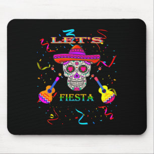 Let's Fiesta Mexican Cinco De Mayo Mouse Pad