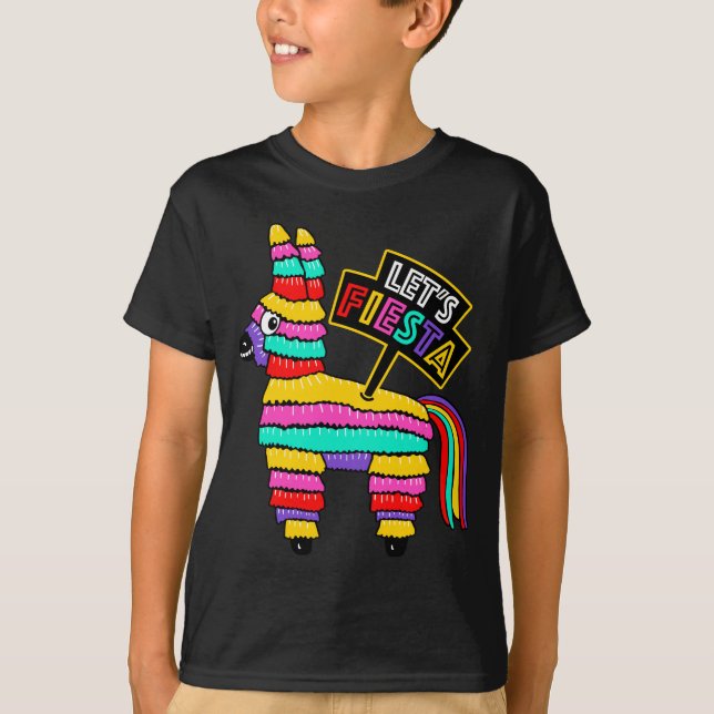 Let's Fiesta Piñata t-shirt (Front)
