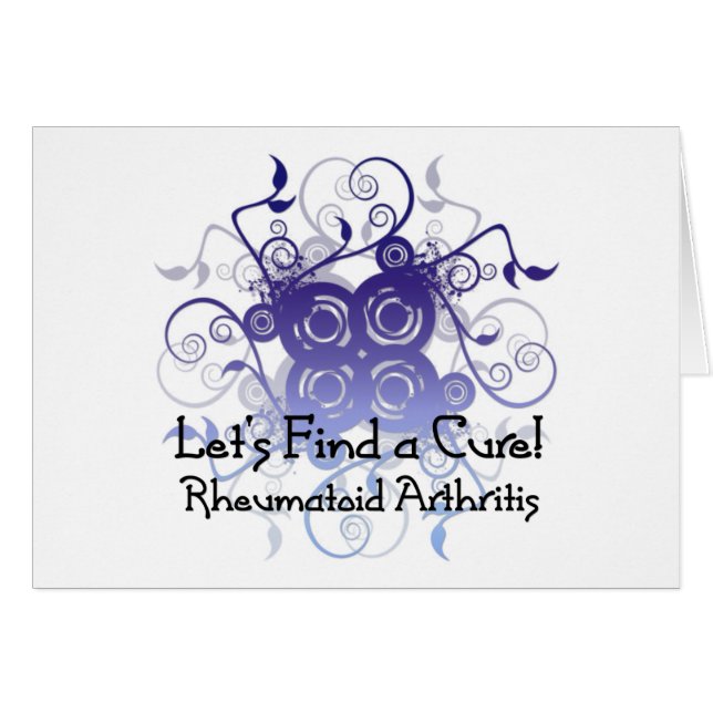 Let's Find a Cure! Rheumatoid Arthritis Design1 (Front Horizontal)